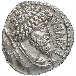 Africa. Numidia. Giuba I (60-46 a.C.). Denarius.