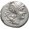 Image 1 : Serie \tridente\" Denarius, 206-195 a.C."