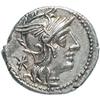 Image 1 : L. Caecilus Metellus Diadematus Denarius, 128 a.C