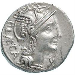P. Laeca Denarius, 110-109 a.C.