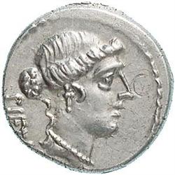 Albinus Bruti f. Denarius, 48 a.C.