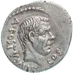 Albinus Bruti f. Denarius, 48 a.C.