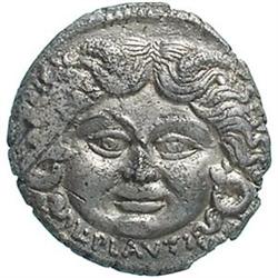 L. Plautius Plancus. Denarius, 47 a.C.