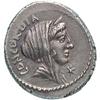 Image 1 : L. Mussidius Longus Denarius, 42 a.C.