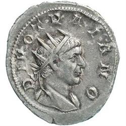 Trajan (98-117) Antoninianus postumo, emesso sott