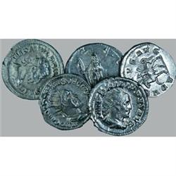 Roman Empire Coins Lotto di 5 antoniniani di alta