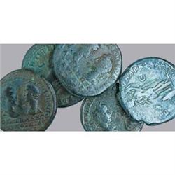 Roman Empire Coins Lotto di 5 medi bronzi provinc