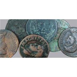 Roman Empire Coins Lotto di 6 monete di bronzo da