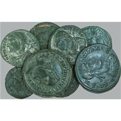 Roman Empire Coins Lotto di 8 piccoli bronzi sele