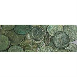 Roman Empire Coins Lotto di 30 piccoli bronzi del