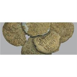 Byzantine coins Lotto di 5 sigilli bizantini da c