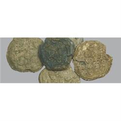 Byzantine coins Lotto di 5 sigilli bizantini da c