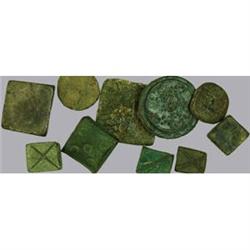 Byzantine coins Lotto di 10 pesi da classificare.