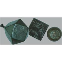 Byzantine coins Lotto di 3 pesi selezionati, da c