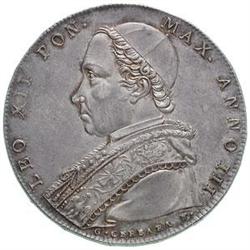 Italy. Bologna. Leone XII (1823-1829). Scudo 1825