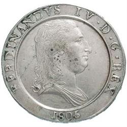 Italy. Napoli. Ferdinando IV (1759-1816). Piastra