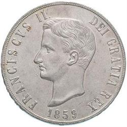Italy. Napoli. Francesco II (1859-1860). Piastra