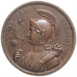 Italy. Pesaro.  Medal 1754 XXIV Anniversario dell