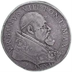 Italy. Roma. Urbano VIII (1623-1644). Piastra A.X