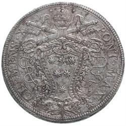 Italy. Roma. Clemente X (1670-1676). Piastra 1675