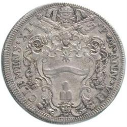 Italy. Roma. Clemente XI (1700-1721). Mezza piast