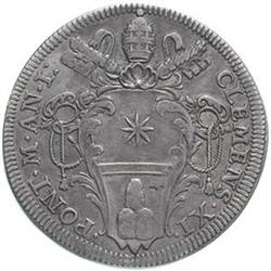 Italy. Roma. Clemente XI (1700-1721). Testone 170
