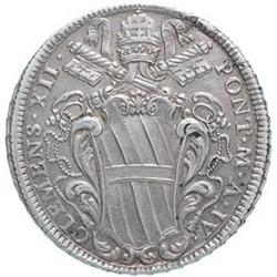 Italy. Roma. Clemente XII (1730-1740). Mezza pias