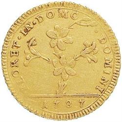 Italy. Roma. Pio VI (1775-1799). Doppia 1787. M.4