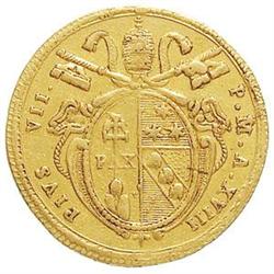 Italy. Roma. Pio VII (1800-1823). Doppia A.XVIII.