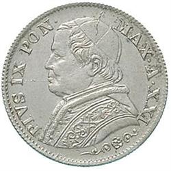 Italy. Roma. Pio IX (1846-1878). 5 soldi 1866 A.X