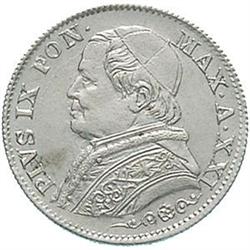 Italy. Roma. Pio IX (1846-1878). 5 soldi 1867 A.x