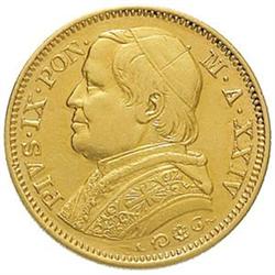 Italy. Roma. Pio IX (1846-1870) A.XXIV. 20 lire 1