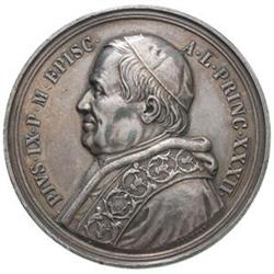 Papal Medals. Pius IX (1846-1878). Medal annuale