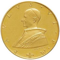 Papal Medals. Paolo VI (1963-1978). Medal 1963 pe
