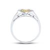 Image 3 : Diamond Mom Heart Ring .02 Cttw Sterling Silver