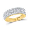 Image 1 : Diamond Band Ring 1/3 Cttw 14kt Yellow Gold