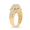 Image 4 : Diamond Bridal Wedding Ring Band Set 1-3/4 Cttw 14kt Yellow Gold