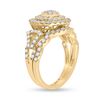 Image 3 : Diamond Bridal Wedding Ring Band Set 1-1/3 Cttw 14kt Yellow Gold