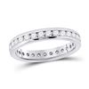 Diamond Eternity Wedding Band 1 Cttw 14kt White Gold