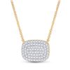 Diamond Fashion Necklace 1/5 Cttw 10kt Yellow Gold