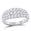 Diamond Anniversary Band Ring 1 Cttw 14kt White Gold