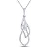 Diamond Fashion Pendant 1/6 Cttw 10kt White Gold