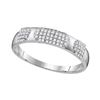 Image 2 : His Hers Diamond Oval Matching Wedding Set 3/4 Cttw 10kt White Gold