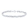 Diamond Fashion Bracelet 1/10 Cttw Sterling Silver