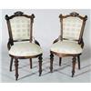 Image 1 : PAIR OF VICTORIAN PARLOR CHAIRS late 19th cen