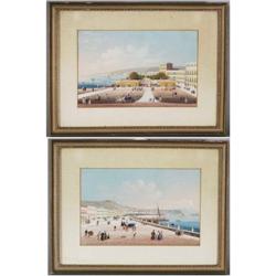 PAIR OF ITALIAN GOUACHES, views of Capri, eac