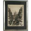 Image 1 : LUIGI KASIMIR London Street Scene 21"x 15 1/2