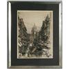 Image 1 : LUIGI KASIMIR London Street Scene 21"x 15 1/2