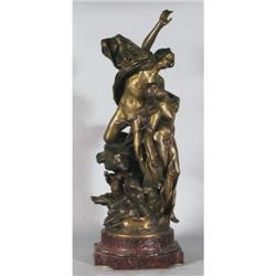 FRENCH BRONZE OF ORPHEUS 32  high excluding r