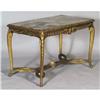 Image 1 : FRENCH GILTWOOD CENTER TABLE with onyx top 47